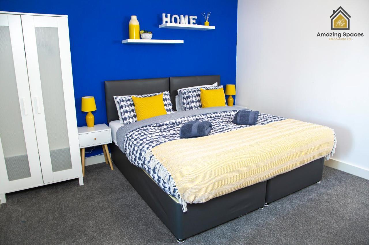 Large Unique 2 Bedroom Duplex Apartment With Private Parking & Free Wifi - Vat Qualifying By Amazing Spaces Relocations Ltd Warrington  Exterior foto