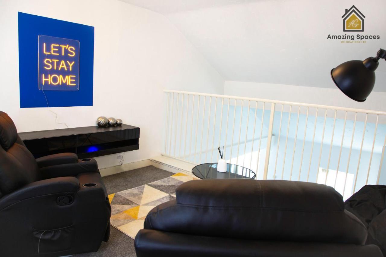 Large Unique 2 Bedroom Duplex Apartment With Private Parking & Free Wifi - Vat Qualifying By Amazing Spaces Relocations Ltd Warrington  Exterior foto