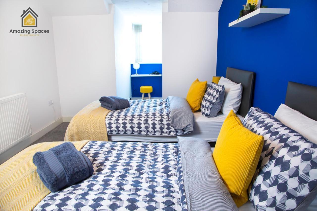 Large Unique 2 Bedroom Duplex Apartment With Private Parking & Free Wifi - Vat Qualifying By Amazing Spaces Relocations Ltd Warrington  Exterior foto