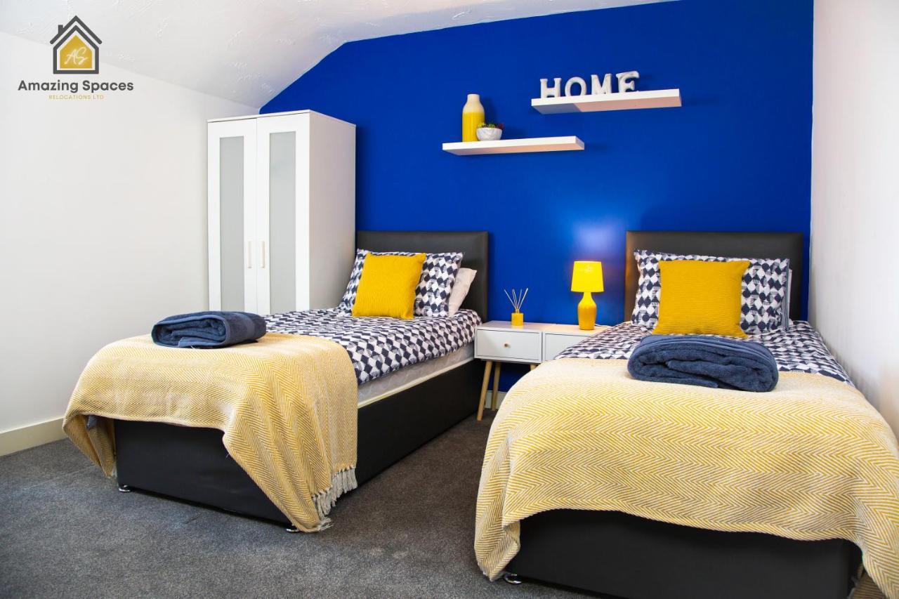 Large Unique 2 Bedroom Duplex Apartment With Private Parking & Free Wifi - Vat Qualifying By Amazing Spaces Relocations Ltd Warrington  Exterior foto