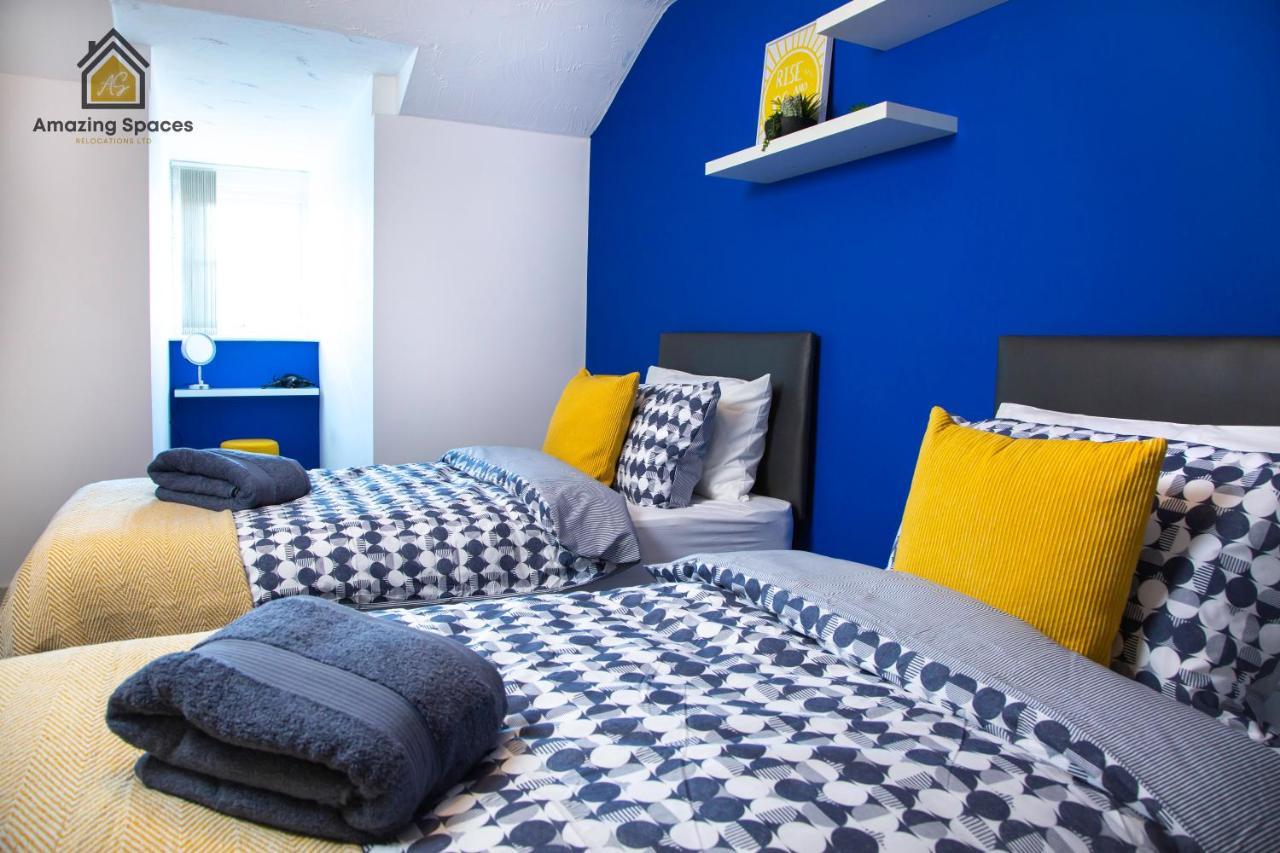 Large Unique 2 Bedroom Duplex Apartment With Private Parking & Free Wifi - Vat Qualifying By Amazing Spaces Relocations Ltd Warrington  Exterior foto